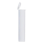 Single Unit (Less Than Box Qty) / White Squeeze Top Child-Resistant Pre-Roll Tube | 94 mm
