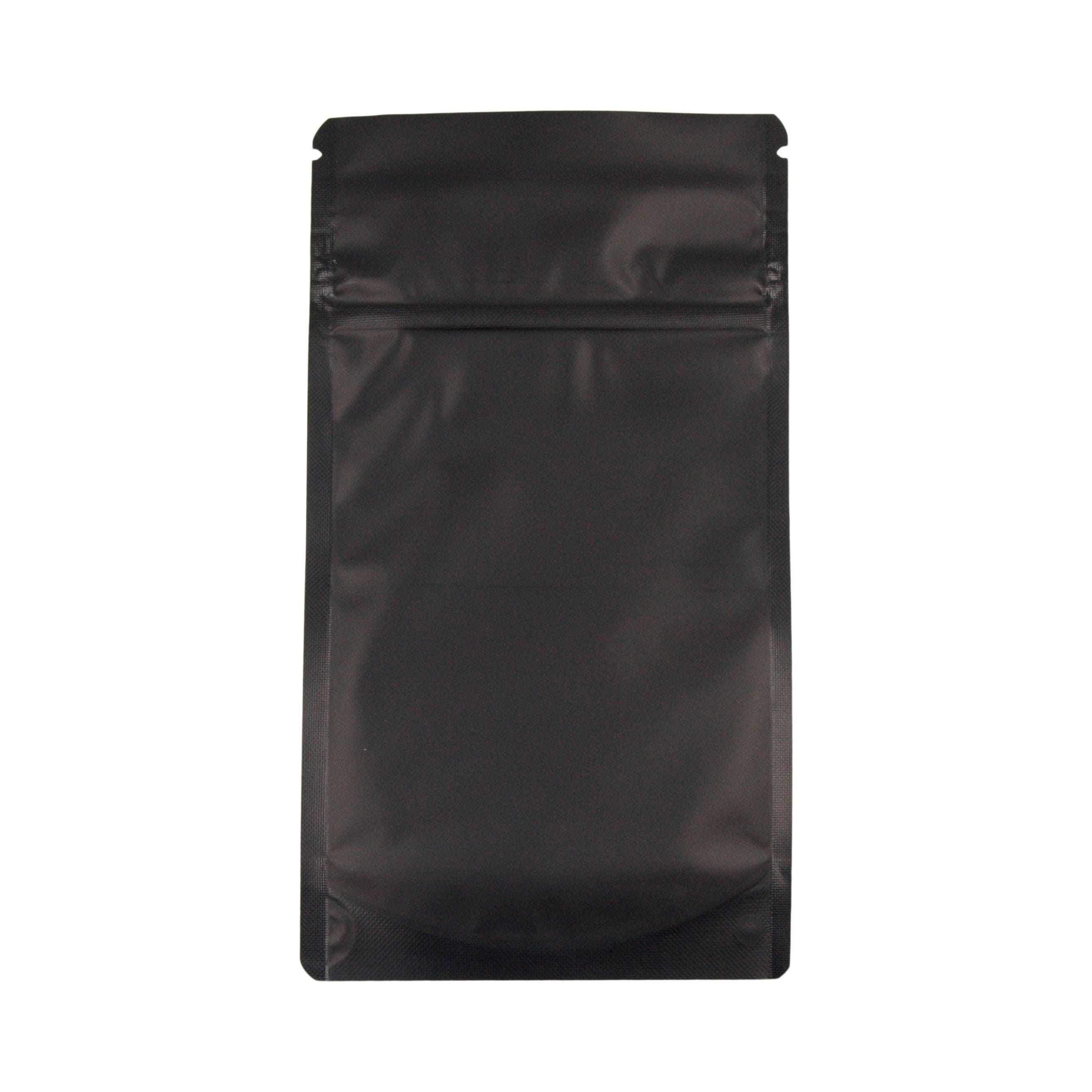 Single Unit (Less Than Pack Qty) / Black / Clear Bag King Child-Resistant Clear Front Mylar Bag | 1/4 oz