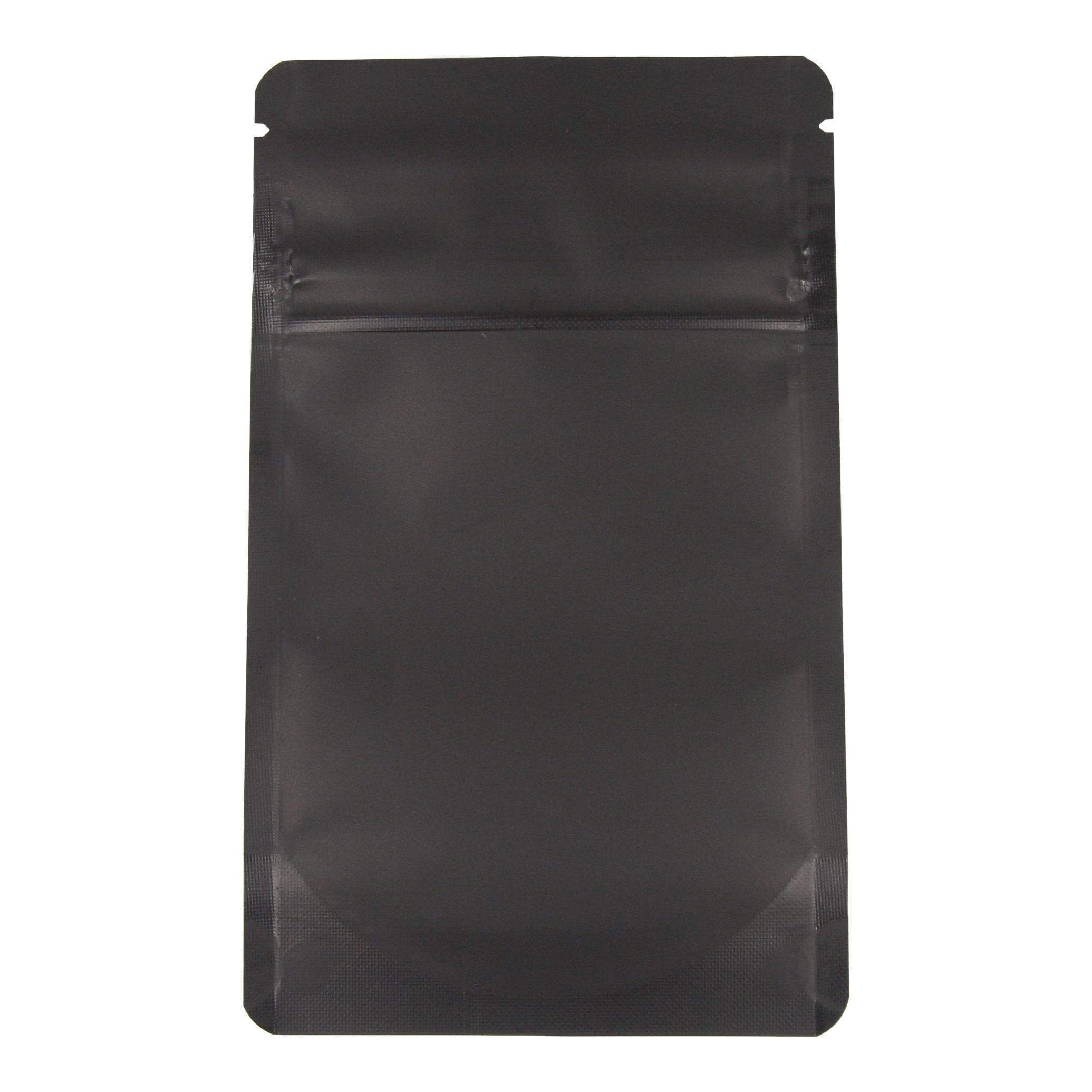 Single Unit (Less Than Pack Qty) / Black / Clear Bag King Child-Resistant Clear Front Mylar Bag | 1/8 oz
