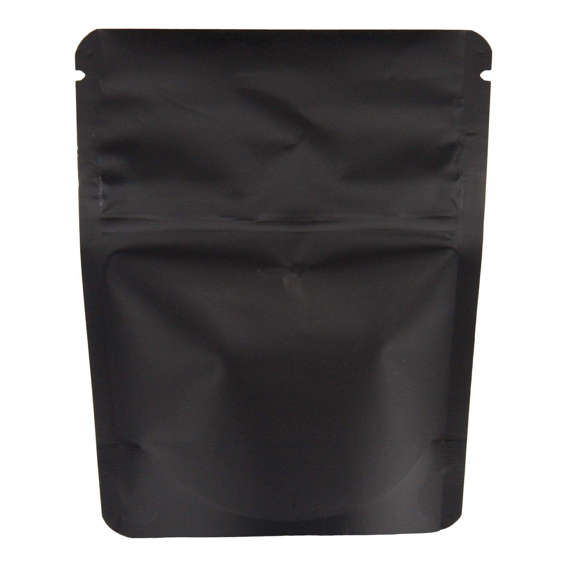 Single Unit (Less Than Pack Qty) / Black / Clear Bag King Child-Resistant Clear Front Mylar Bag | 1 gram