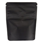 Single Unit (Less Than Pack Qty) / Black / Clear Bag King Child-Resistant Clear Front Mylar Bag | 1 gram