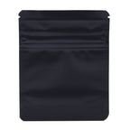 Single Unit (Less Than Pack Qty) / Black / Clear Bag King Child-Resistant Clear Front Wide Mouth Mylar Bag | 1/8th oz