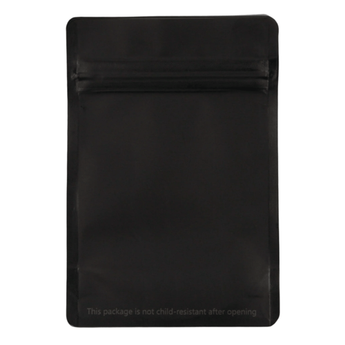 Single Unit (Less Than Pack Qty) / Black / Clear Bag King Clear Front Mylar Bag | 1/8 oz