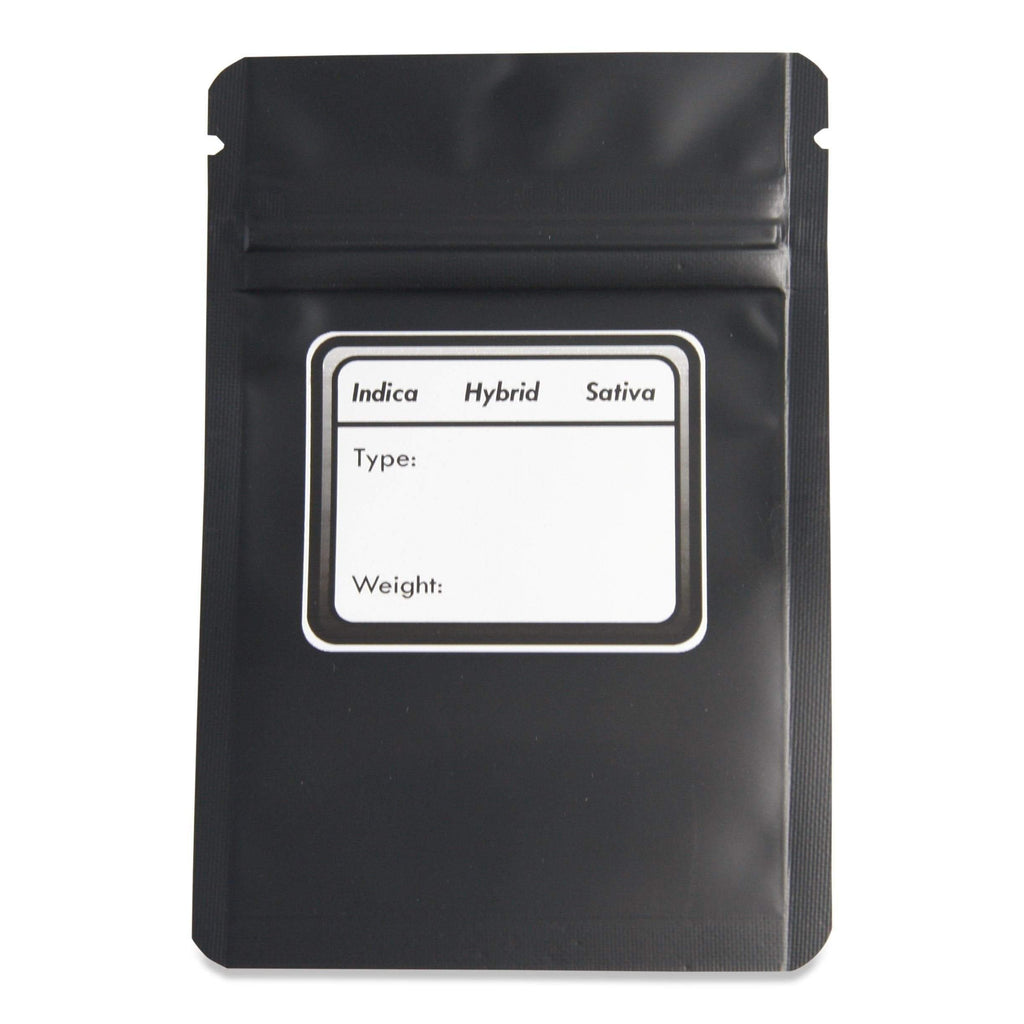 Single Unit (Less Than Pack Qty) / Black / Clear Bag King Clear Front Mylar Bag (1 gram)