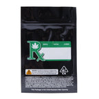 Single Unit (Less Than Pack Qty) / Black / Clear Smell Proof Bag (1/8th oz)
