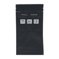 Single Unit (Less Than Pack Qty) / Black / Clear Smell Proof Child-Resistant Clear Front Bag | 1/4 oz