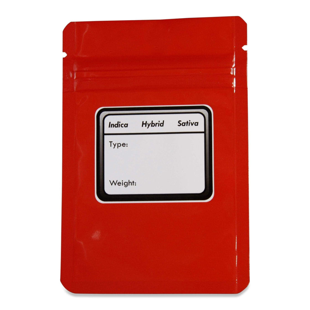 Single Unit (Less Than Pack Qty) / Blood Orange / Clear Bag King Clear Front Mylar Bag (1 gram)