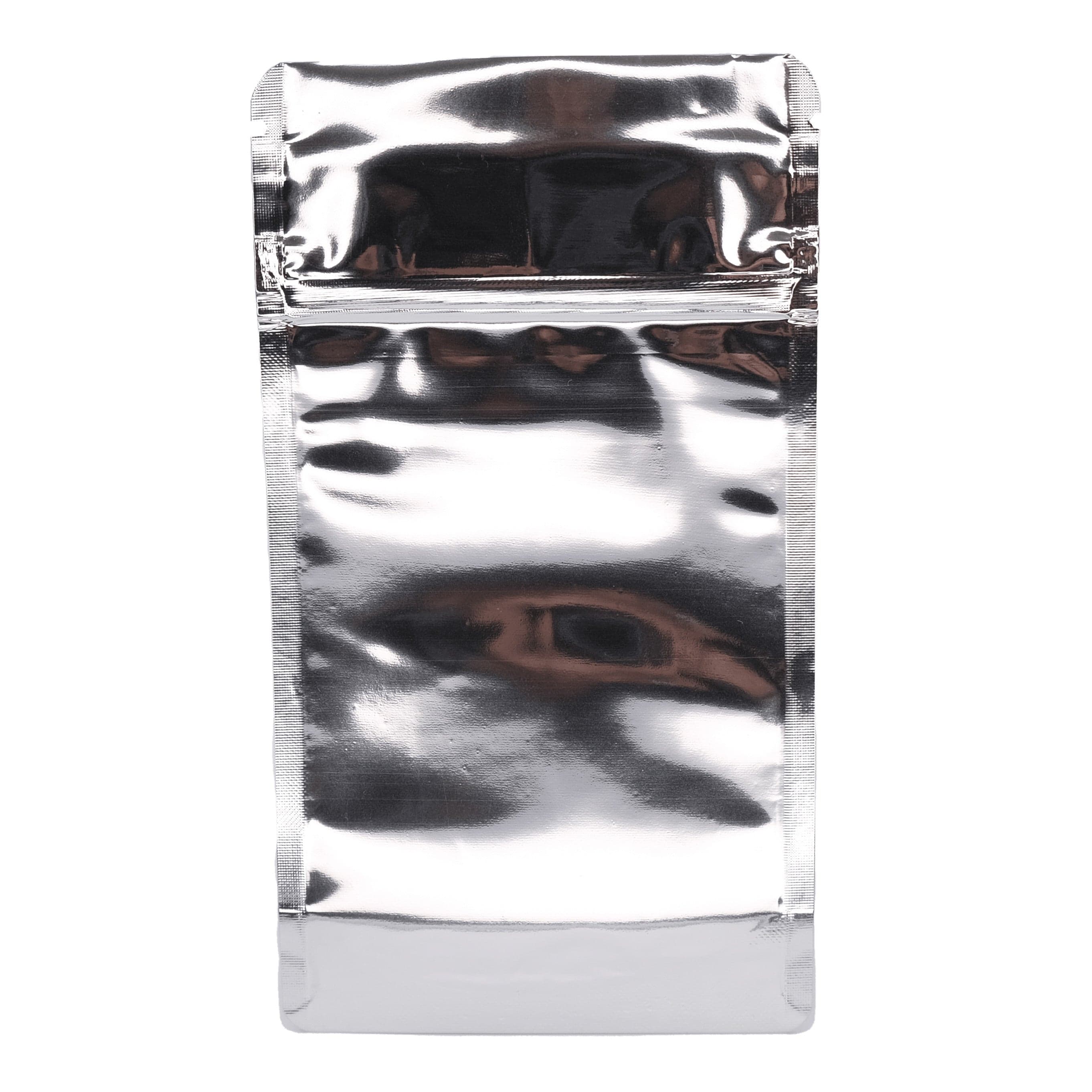 Single Unit (Less Than Pack Qty) / Chrome Bag King Child-Resistant Opaque Mylar Bag | 1/4th oz