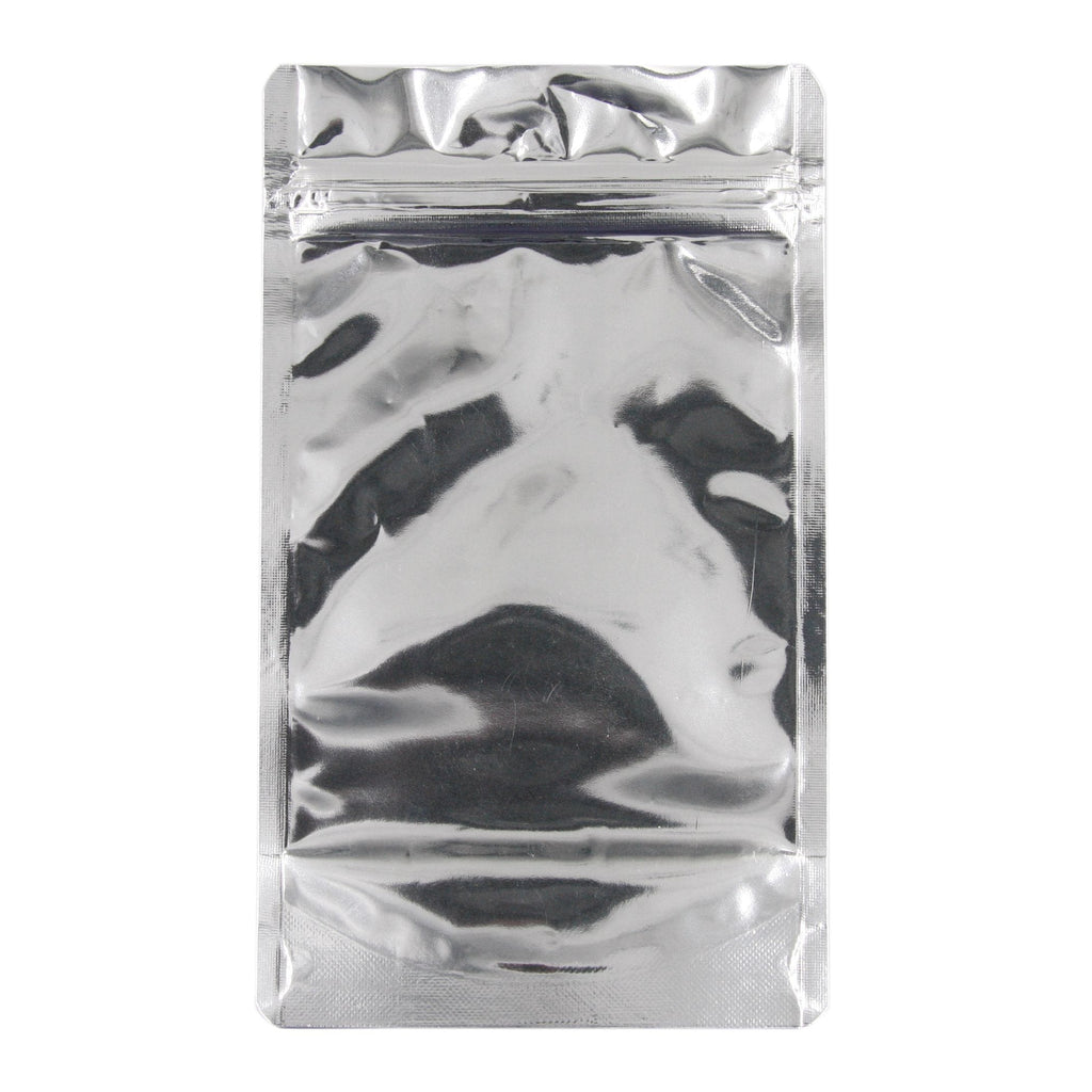 Single Unit (Less Than Pack Qty) / Chrome / Clear Bag King Clear Front Mylar Bag (1/4th oz)