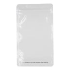 Single Unit (Less Than Pack Qty) / Glossy White / Clear Bag King Clear Front Mylar Bag (1/4th oz)