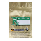 Single Unit (Less Than Pack Qty) / Gold / Clear Smell Proof Bag (1/8th oz)