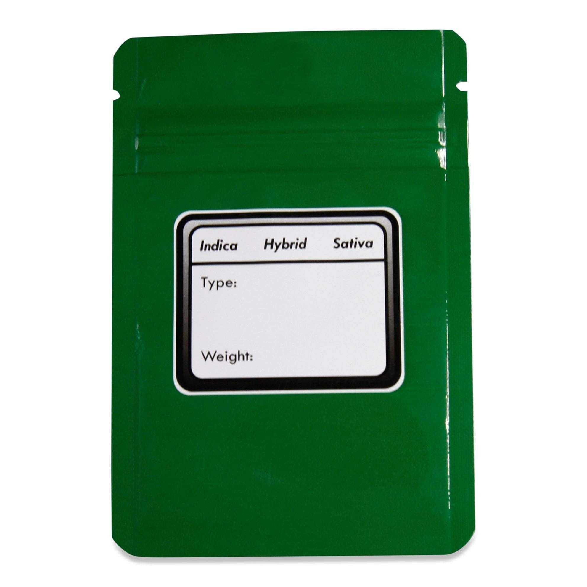 Single Unit (Less Than Pack Qty) / Green Bud / Clear Bag King Clear Front Mylar Bag (1 gram)