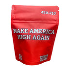 Single Unit (Less Than Pack Qty) / Make America High Again Bag King Designer Novelty Child-Resistant Mylar Bags (1/8 oz)