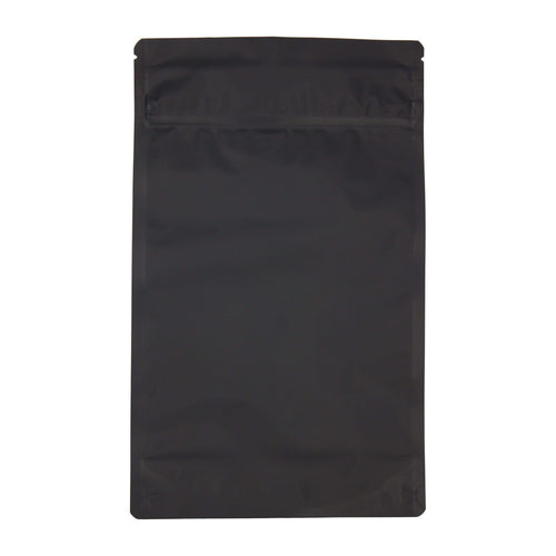 Single Unit (Less Than Pack Qty) / Matte Black Bag King Child-Resistant Opaque Mylar Bag | 1 oz