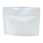 Single Unit (Less Than Pack Qty) / Matte White Bag King Small Child-Resistant Opaque Mylar Exit Bag | 6 x 8 in