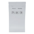 Single Unit (Less Than Pack Qty) / Matte White Child-Resistant Opaque Smell Proof Bag | 1/4 oz