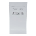 Single Unit (Less Than Pack Qty) / Matte White Child-Resistant Opaque Smell Proof Bag | 1/4 oz