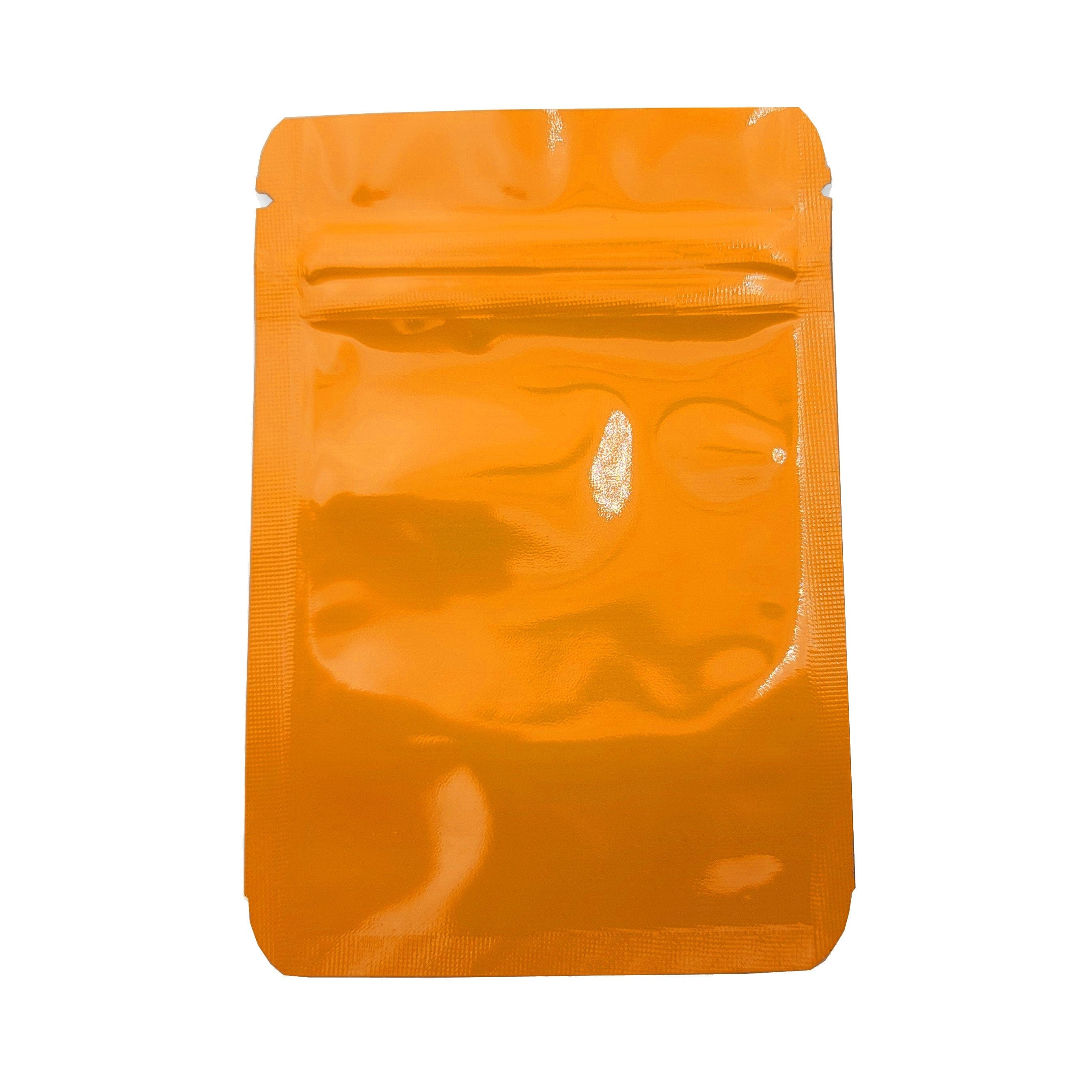 Single Unit (Less Than Pack Qty) / Orange Shiny Series Smell Proof Bag (1 gram) 4.3