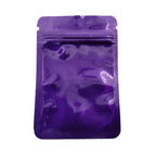 Single Unit (Less Than Pack Qty) / Purple Shiny Series Smell Proof Bag (1 gram) 4.3" x 2.9"