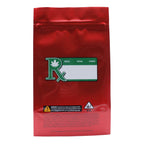 Single Unit (Less Than Pack Qty) / Red / Clear Smell Proof Bag (1/4th oz)