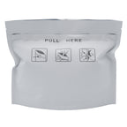 Single Unit (Less Than Pack Qty) / White Bag King Child-Resistant Opaque Exit Bag | 8 x 6 in