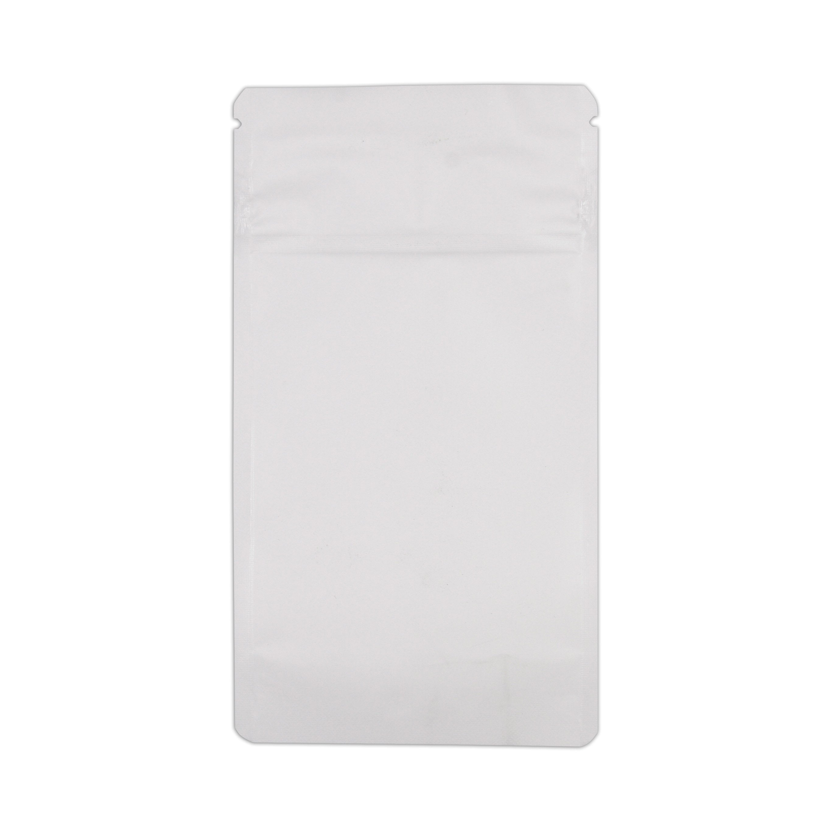 Single Unit (Less Than Pack Qty) / White / Clear Bag King Child-Resistant Clear Front Mylar Bag | 1/4 oz