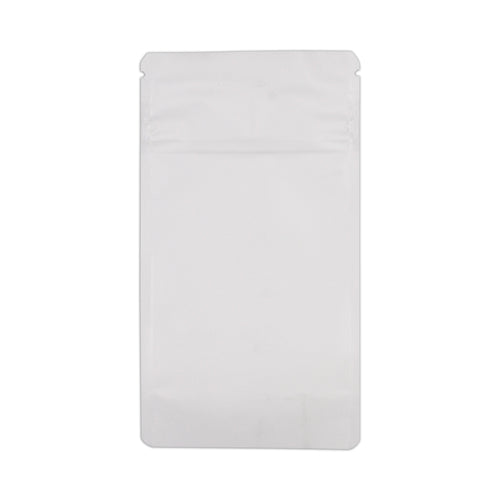 Single Unit (Less Than Pack Qty) / White / Clear Bag King Child-Resistant Clear Front Mylar Bag | 1/4 oz