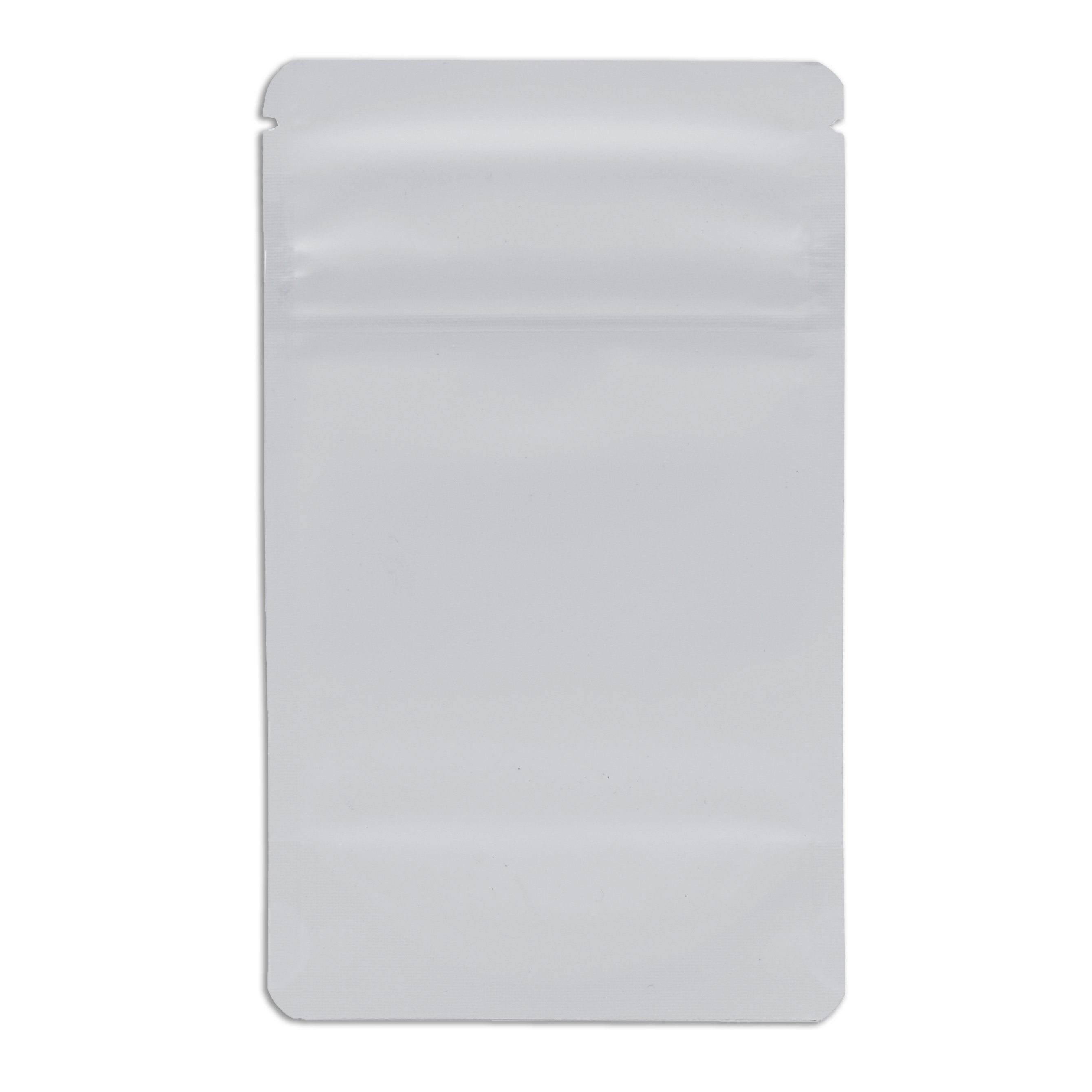 Single Unit (Less Than Pack Qty) / White / Clear Bag King Child-Resistant Clear Front Mylar Bag | 1/8 oz