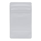 Single Unit (Less Than Pack Qty) / White / Clear Bag King Child-Resistant Clear Front Mylar Bag | 1/8 oz