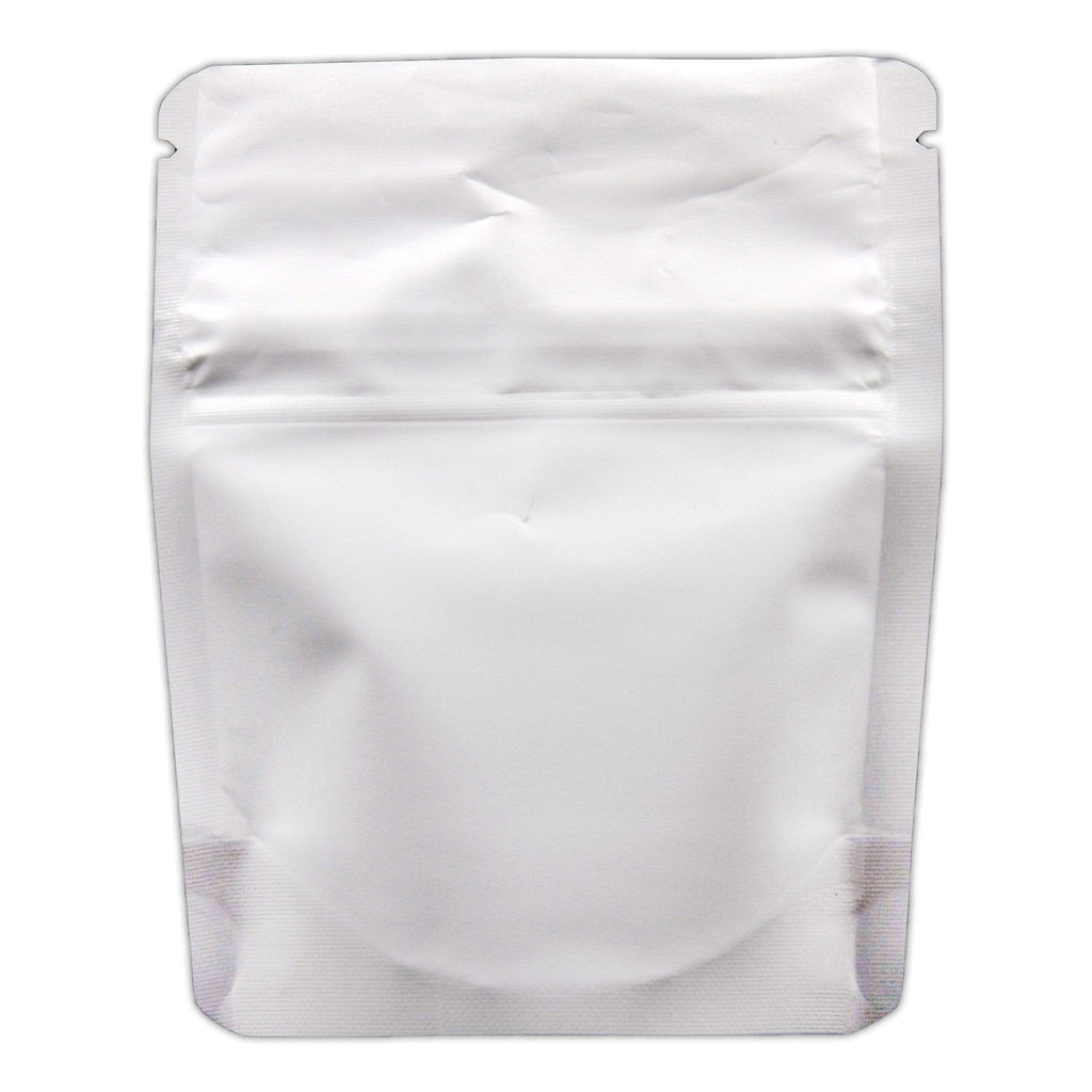 Single Unit (Less Than Pack Qty) / White / Clear Bag King Child-Resistant Clear Front Mylar Bag | 1 gram
