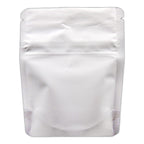 Single Unit (Less Than Pack Qty) / White / Clear Bag King Child-Resistant Clear Front Mylar Bag | 1 gram