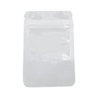 Single Unit (Less Than Pack Qty) / White Shiny Series Smell Proof Bag (1 gram) 4.3" x 2.9"