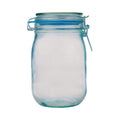 Single Unit (Less Than Pack Qty) / Wide Jar Large Mason Jar Style Clear Zipper Bags