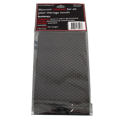 Smell Proof Stealth Bag Carbon Fiber | 1/4 oz, 10-Pack