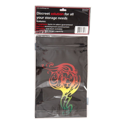 Smell Proof Stealth Bag Rasta Lion | 1 oz, 5-Pack