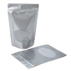 Stand Up Zipper Bag with Clear Oval Window (1 Ounce)
