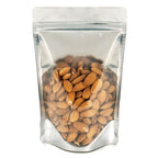 Stand Up Zipper Bag with Clear Window - Kraft (1/2 Ounce)