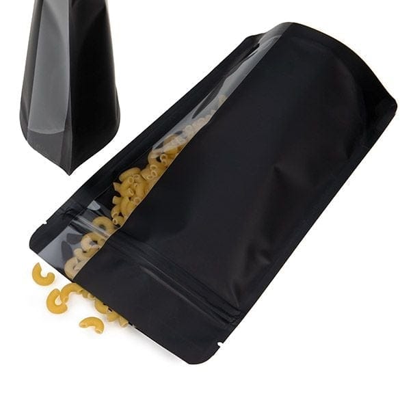 Stand Up Zipper Bag with Vertical Window (1/8th oz)