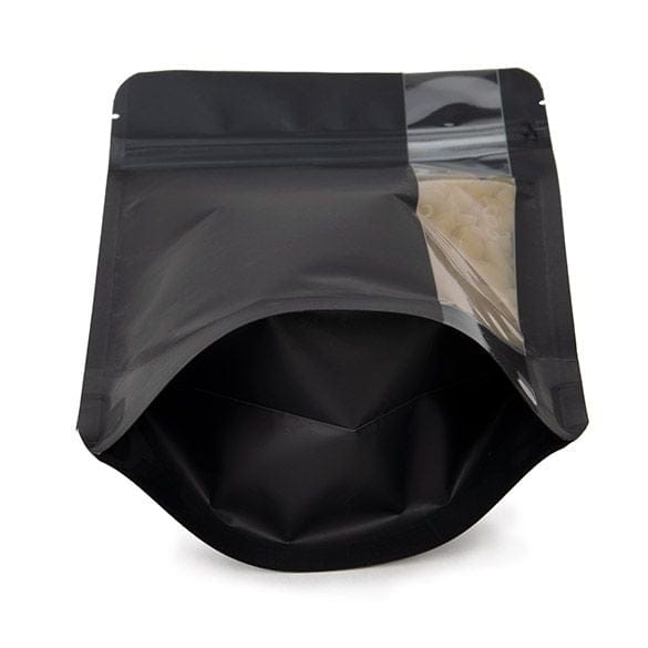 Stand Up Zipper Bag with Vertical Window (1/8th oz)