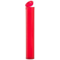 Translucent Red / Box of 1000 (Bulk Discount Pricing) Clearance Translucent Squeeze Top Child-Resistant Pre-Roll Tube | 116 mm (Box of 1000)