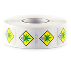 Washington Cannabis & THC Compliance Labels (Roll of 1,000)