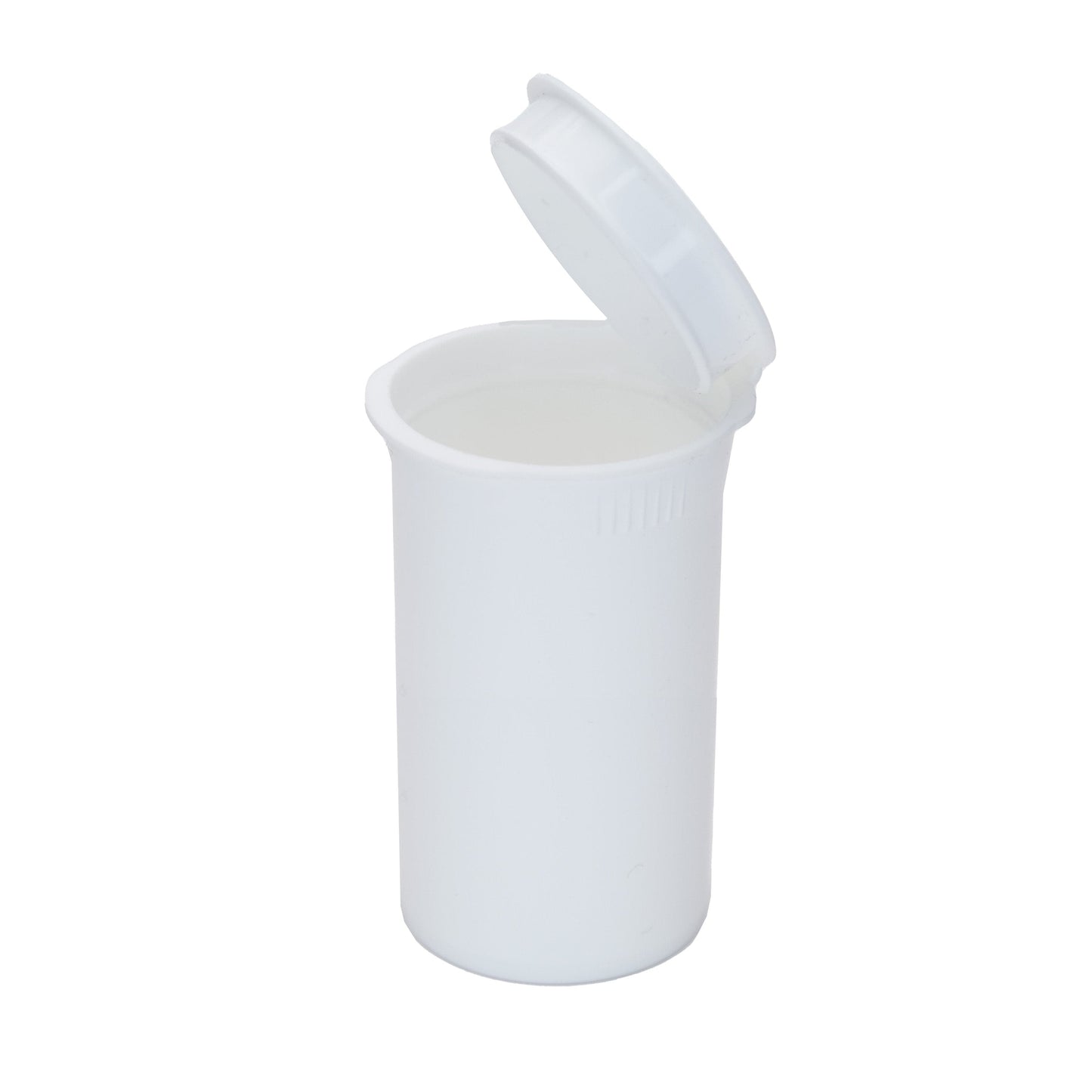 White 19 Dram Pop Top Child-Resistant Bottles