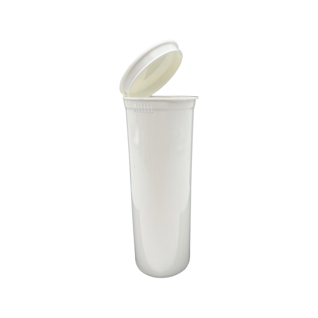 White 60 Dram Pop Top Child-Resistant Bottle