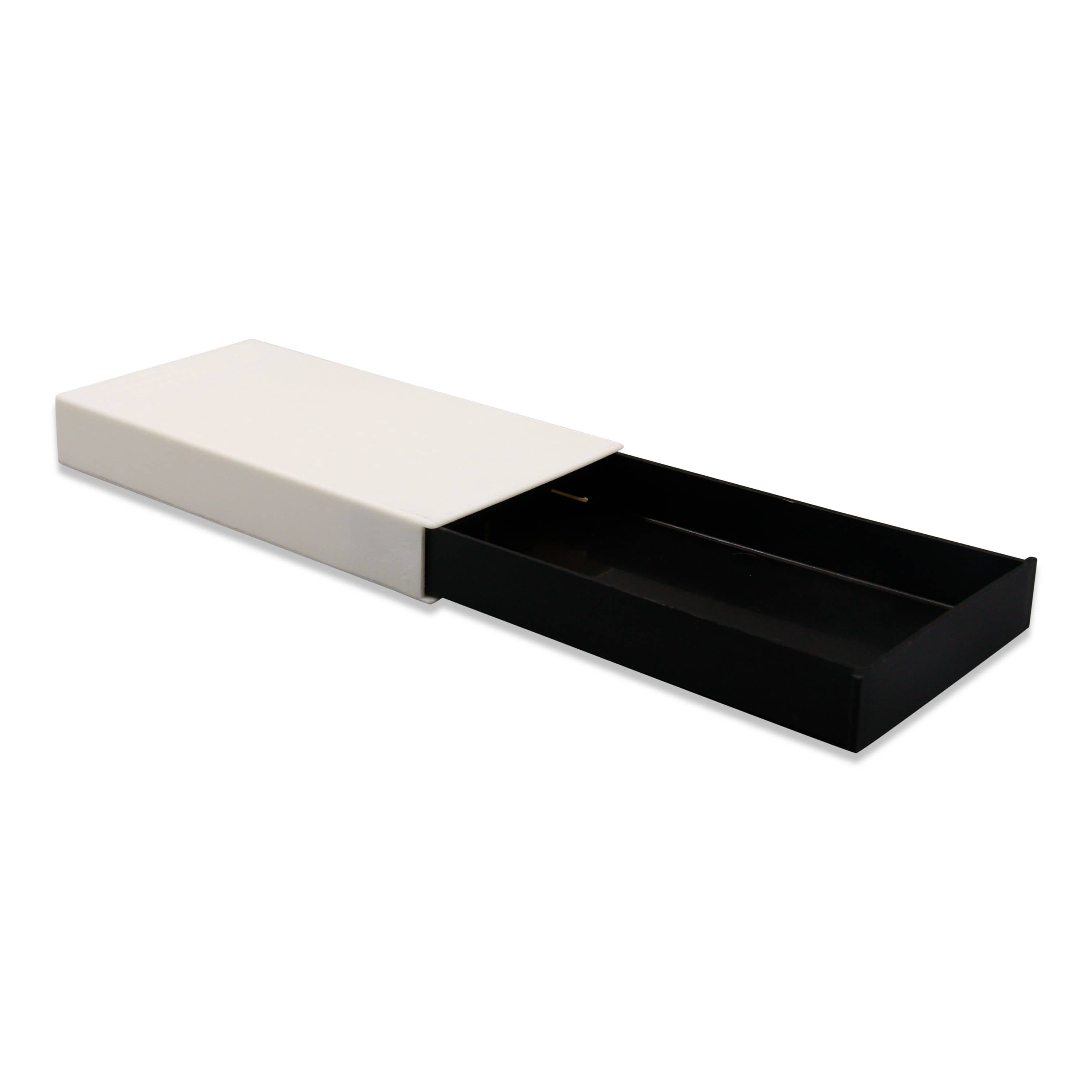 White / Black / Box of 200 (Bulk Discount Pricing) Child-Resistant Pre-Roll / Edible Push and Pull Box