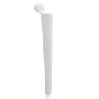 White / Box of 100 (Bulk Discount Pricing) Tapered Push Top Tube