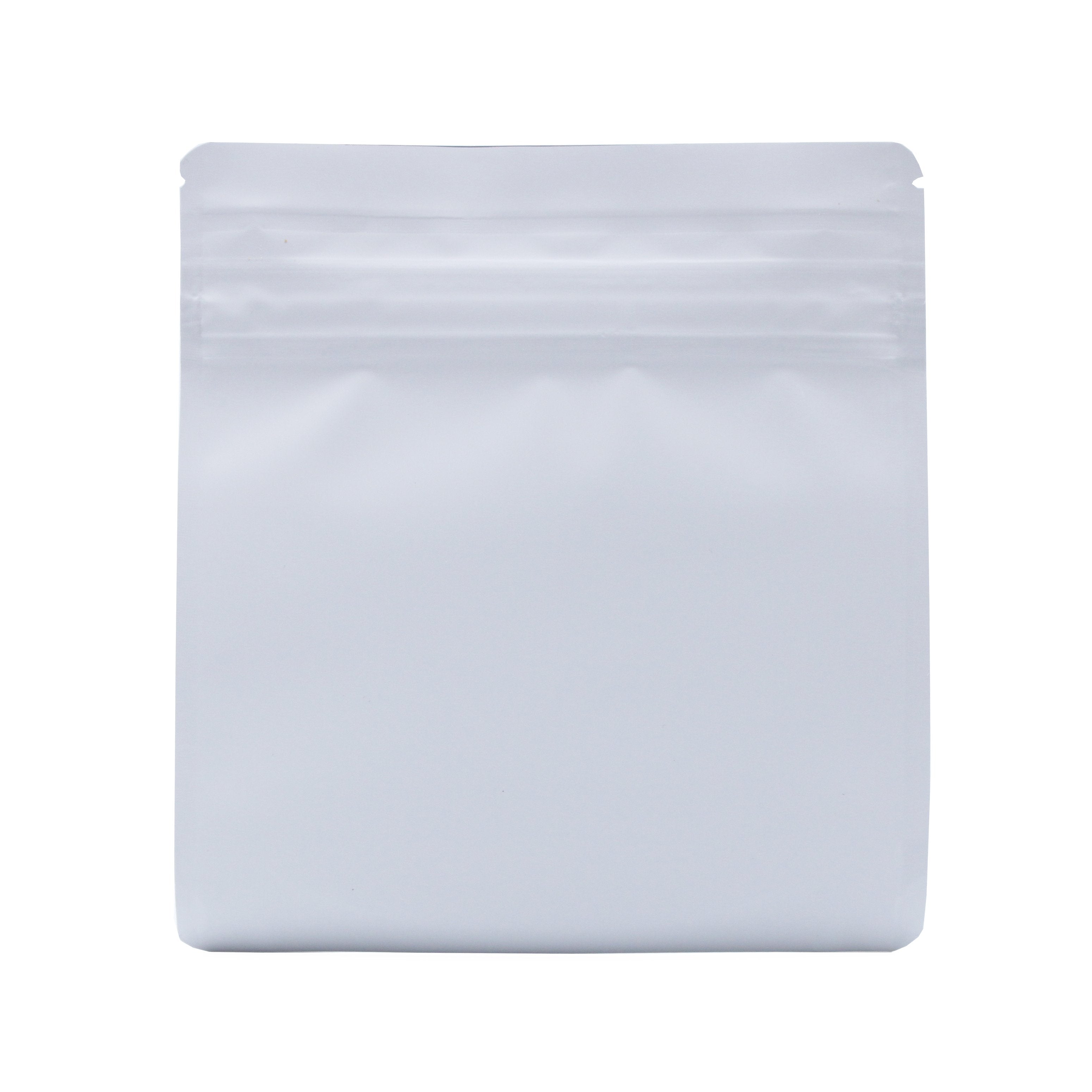 White / Clear / Single Unit (Less Than Pack Qty) Bag King Child-Resistant Clear Front Wide Mouth Mylar Bag | 1/2 oz