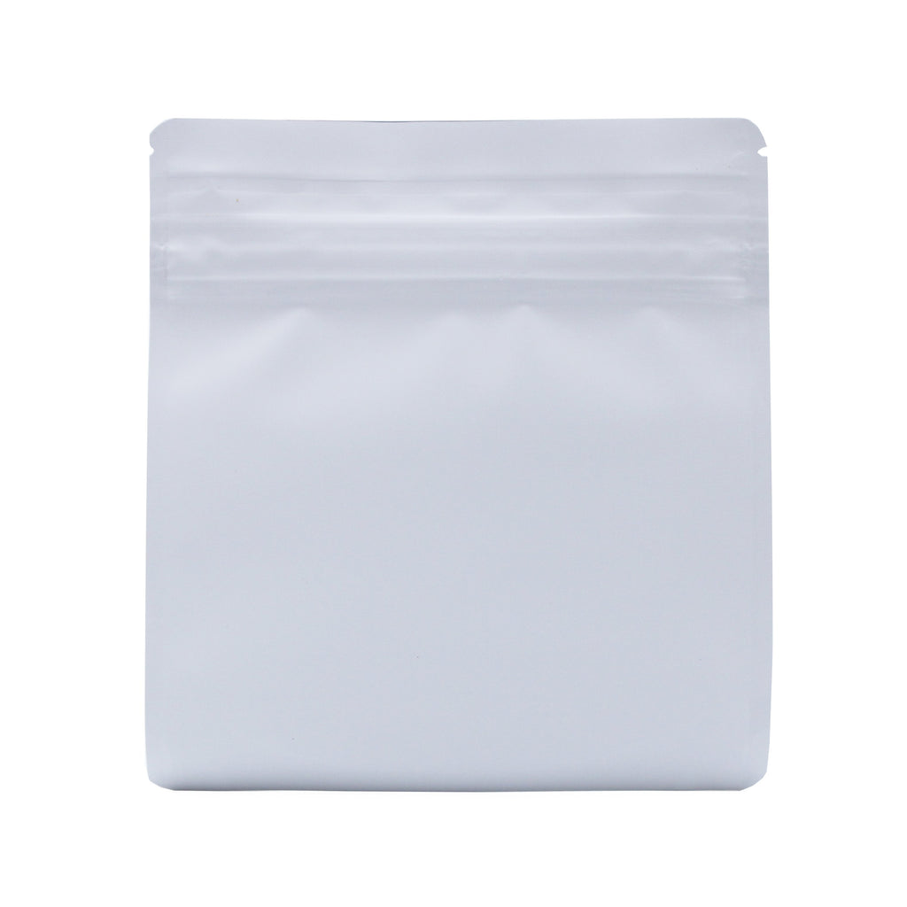 White / Clear / Single Unit (Less Than Pack Qty) Bag King Child-Resistant Clear Front Wide Mouth Mylar Bag | 1/2 oz