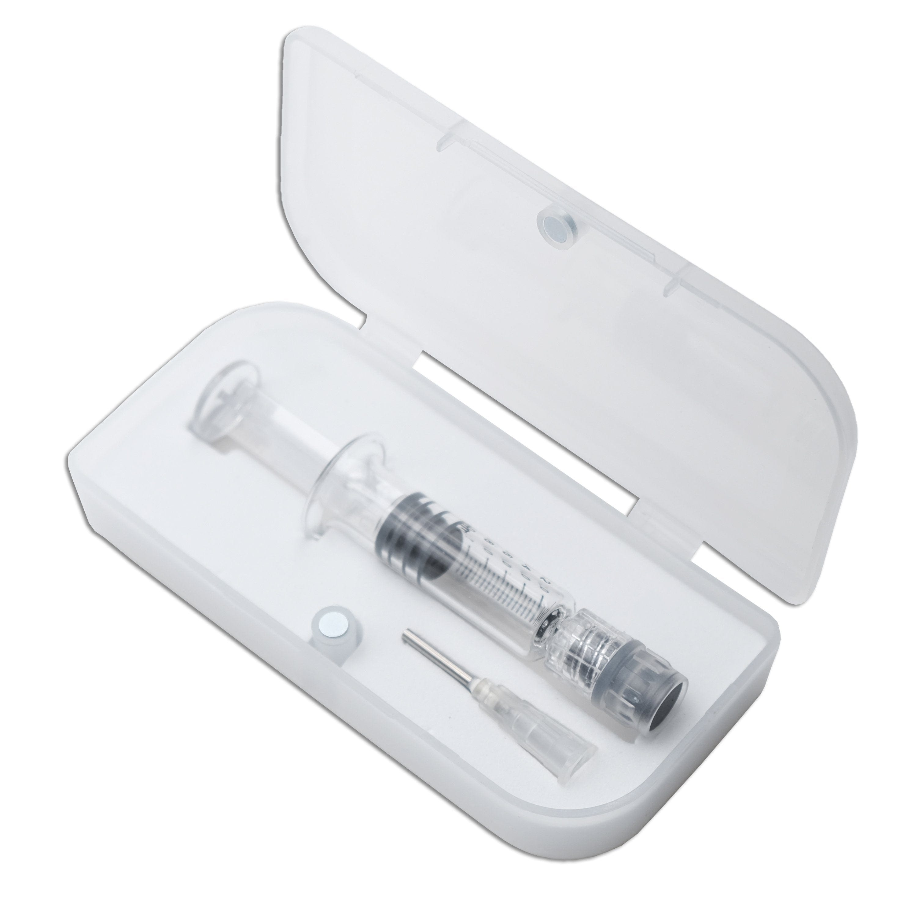 White / Default Title Gift Case for 1ml Glass Syringe with Luer Lock System and Needle