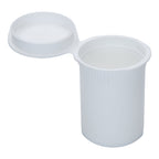 White / Single Unit (Less Than Box Qty) 8 dram Pop Top Child-Resistant Bottle