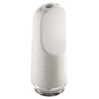 White / Single Unit (Less Than Box Qty) ACTIVE™ Hemp Plastic Flat Mouthpiece (Fits ACTIVE EZ Click™ Cartridge)